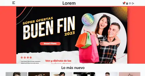 Plantilla de Ecommerce